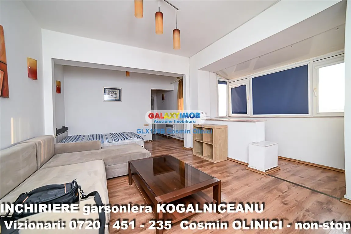 Inchiriere garsoniera Kogalniceanu renovare februarie 2026 - foto 1