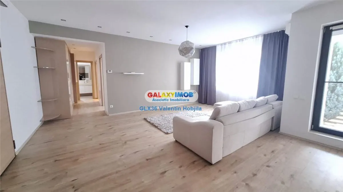 Inchiriere apartament 3 camere parter gradina 90 mp Baneasa Greenfield - foto 4