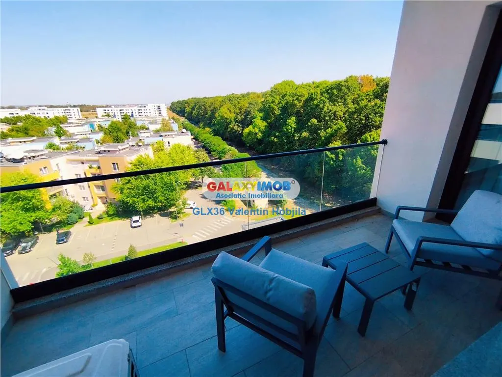 Inchiriere apartament 3 camere bloc nou Baneasa Greenfield Panoramic - foto 11