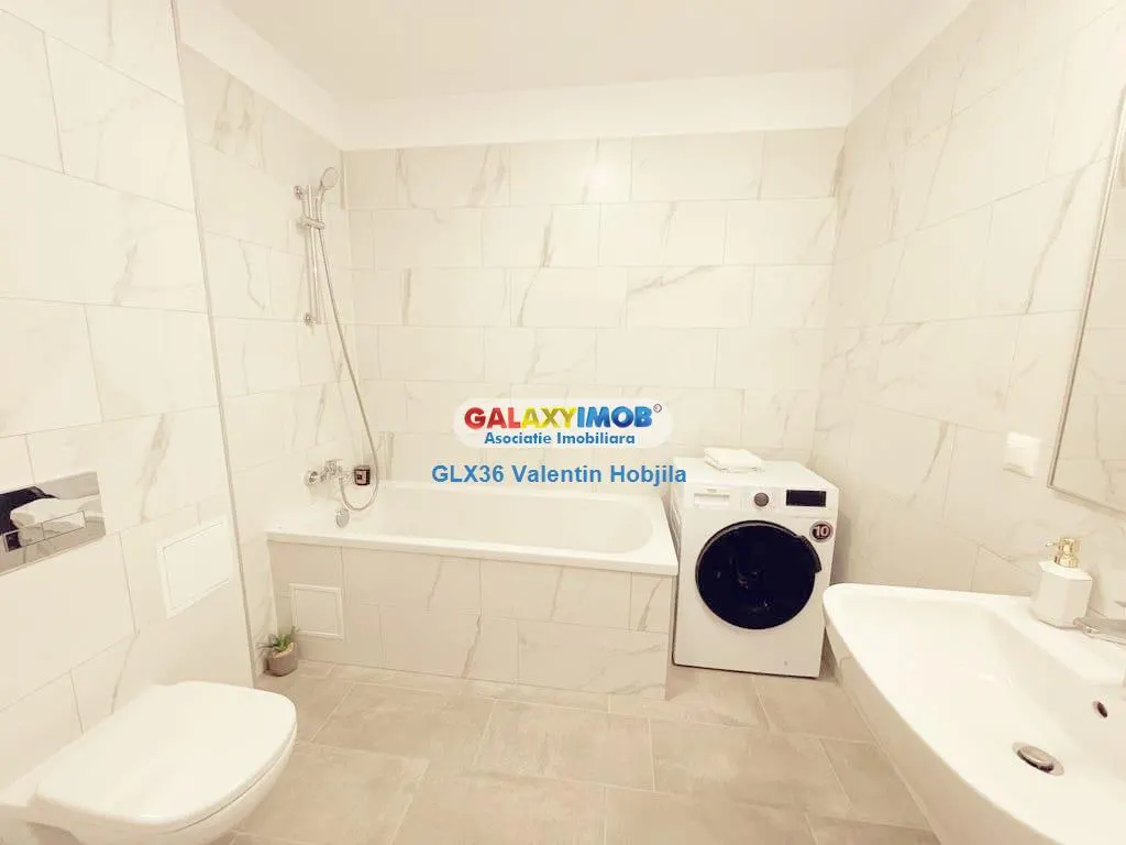 Inchiriere apartament bloc nou decomandat Baneasa Greenfield padure! - foto 9