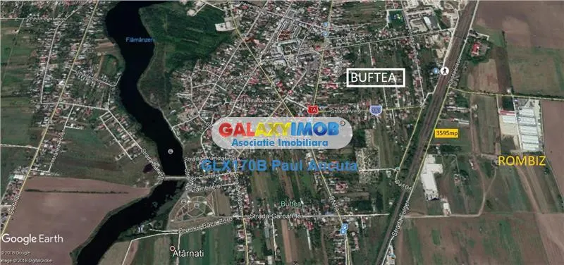 Teren Buftea Gara Rombiz 3595 mp la sosea industrial - foto 4
