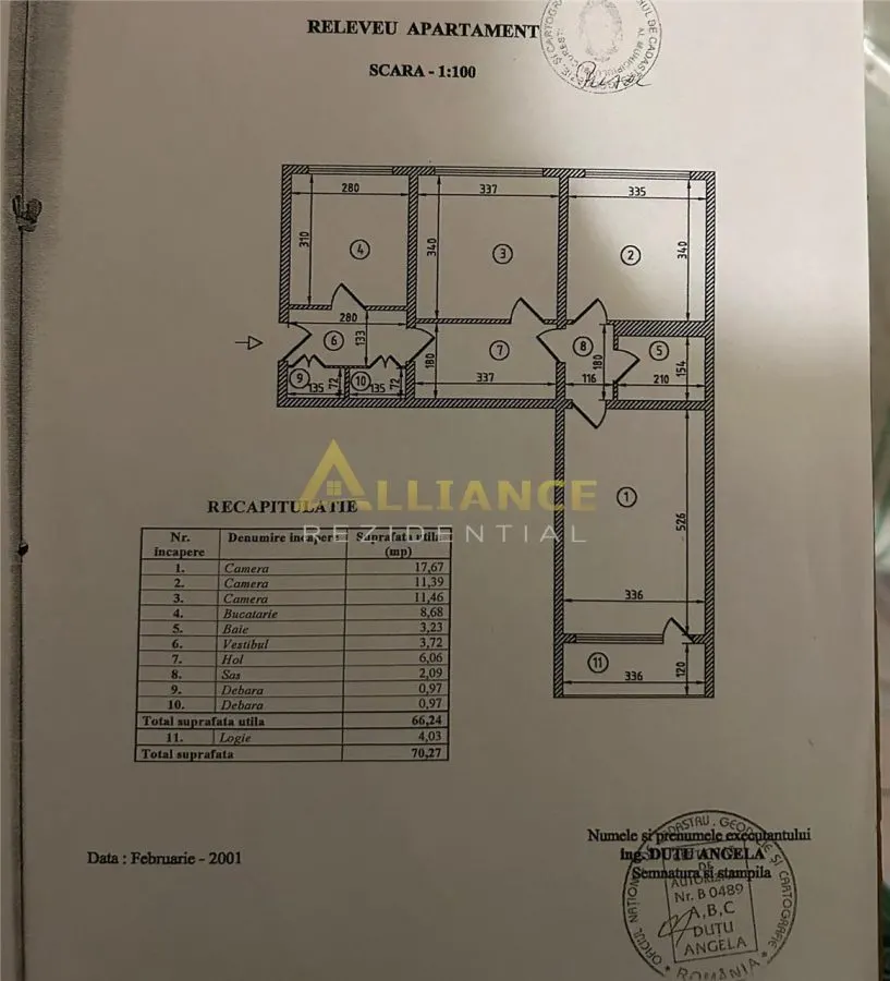 De vanzare apartament 3 camere, situat pe strada Turnul Magurele, intr-un bloc construit in 1974. - foto 15