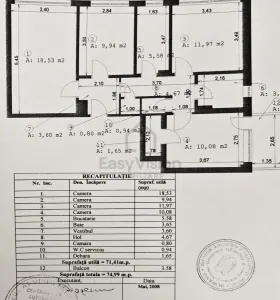 4 camere Sector 1 | Metrou Grivita |Calea Grivitei | 75 mp - foto 3