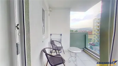 Apartament insorit,terasa cu vedere Tampa,Top City,Tractorul,aria Coresi, Brasov. - foto 5