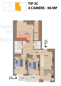 Apartament 4 camere + gradina proprie | intrare Valea Adanca (3,8 km fata de Palas Mall) - foto 22