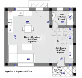 Case insiruite , 4 camere , P+1E - central in Valea Lupului - foto 9