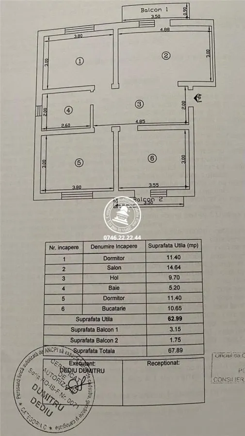 Apartament 3 camere Valea Lupului - foto 22