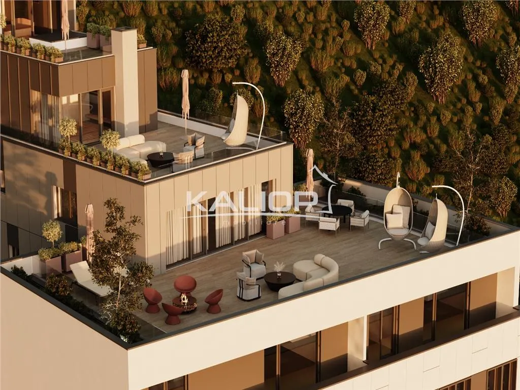 Apartament 2 niveluri I 4 camere I 125.56 mp I terasa 151 mp  I  zona Parcului Central - foto 1
