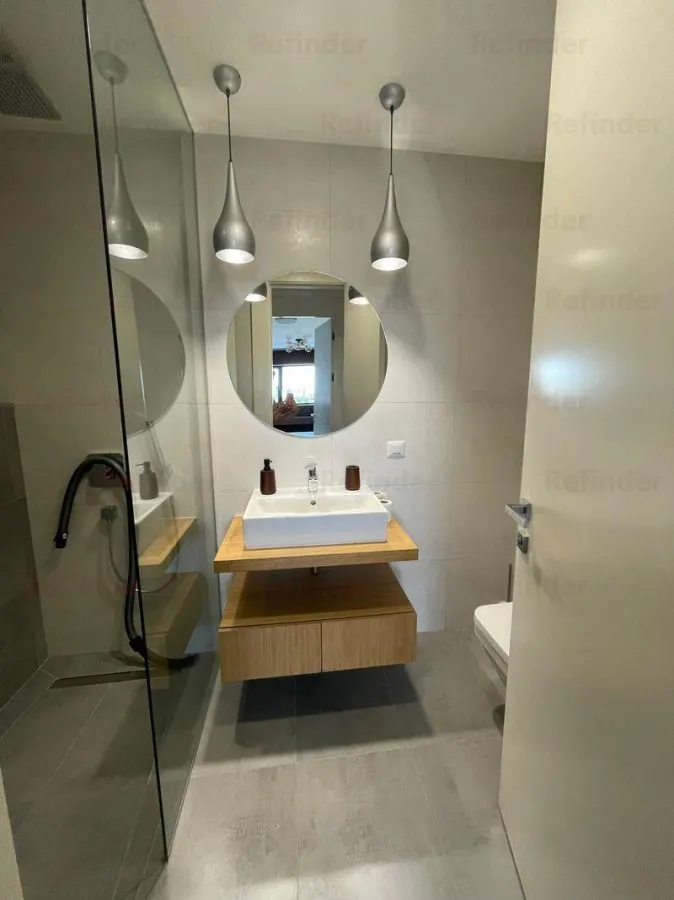 vanzare apartament lux 2 camere | Barbu Vacarescu | 60mp utili | etaj 7 | mobilat, utilat, loc parcare subteran | - foto 8