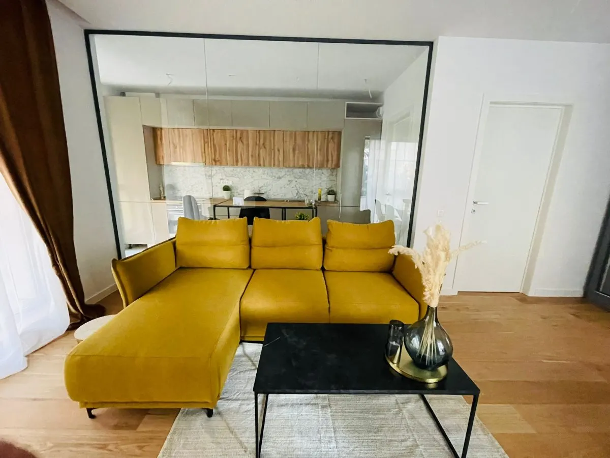 Apartament de inchriat 2 camere,gradina, parcare, Nusco City, NOU - foto 7
