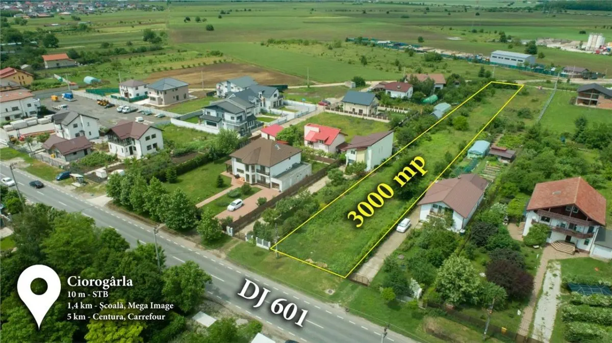 Teren 1500mp in Ciorogarla (posibilitate extindere) - foto 1