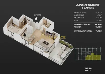 Leoreni Apartament 2 Camere - foto 5