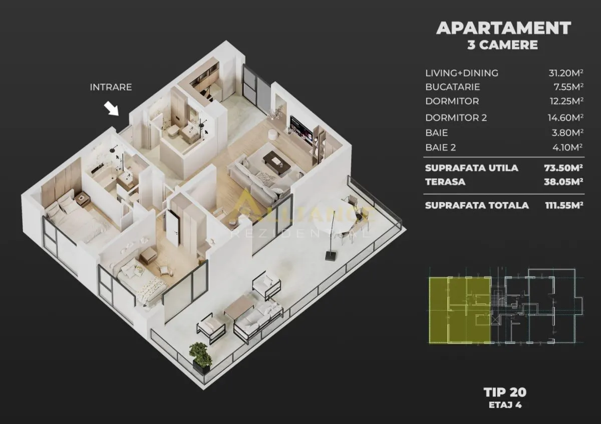 Leoreni Apartament 2 Camere - foto 6