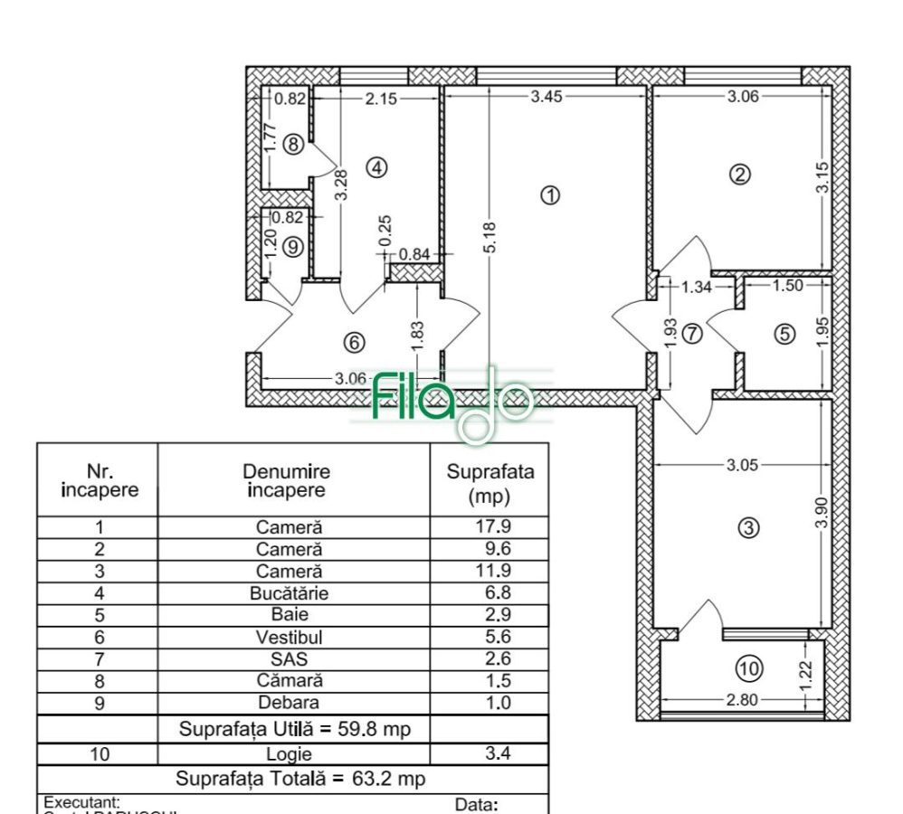 Vanzare apartament 3 camere Berceni, Constantin Brancoveanu, strand Berceni - Bucuresti