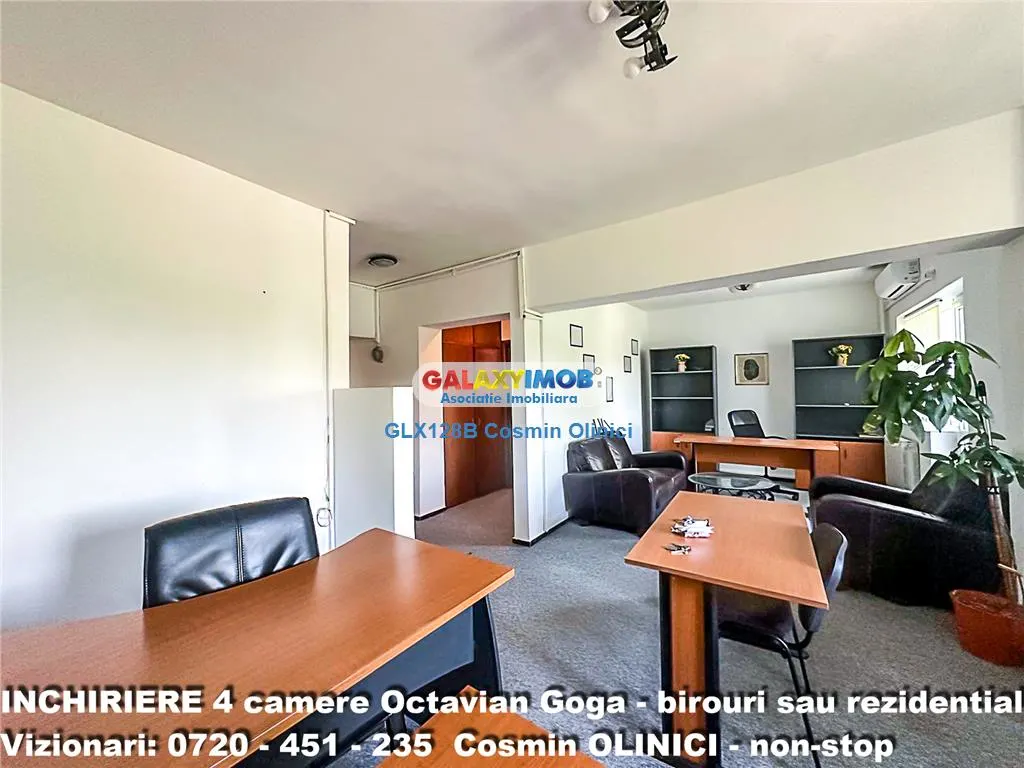 Inchiriere 4 camere Octavian GOGA ideal birouri sau rezidential - foto 3