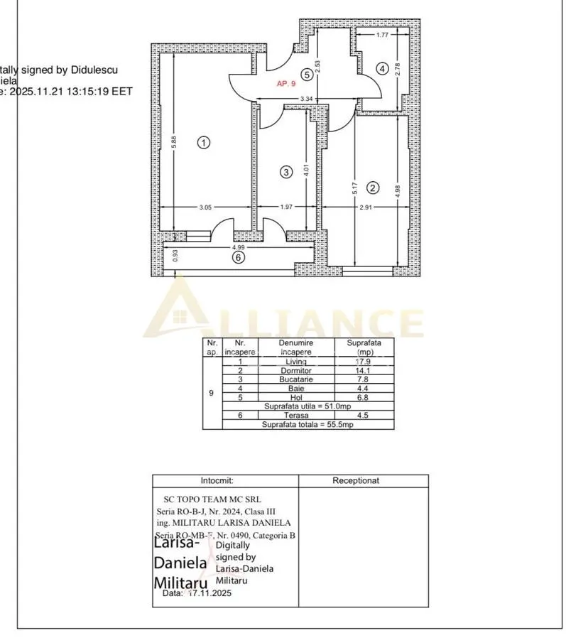 EXCLUSIVITATE | Apartament 2 camere - decomandat + Parcare Subterana - foto 14