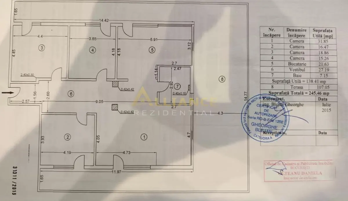 Apartament cu 4 camere | 139 mp | terasa generoasa 107 mp | - foto 22
